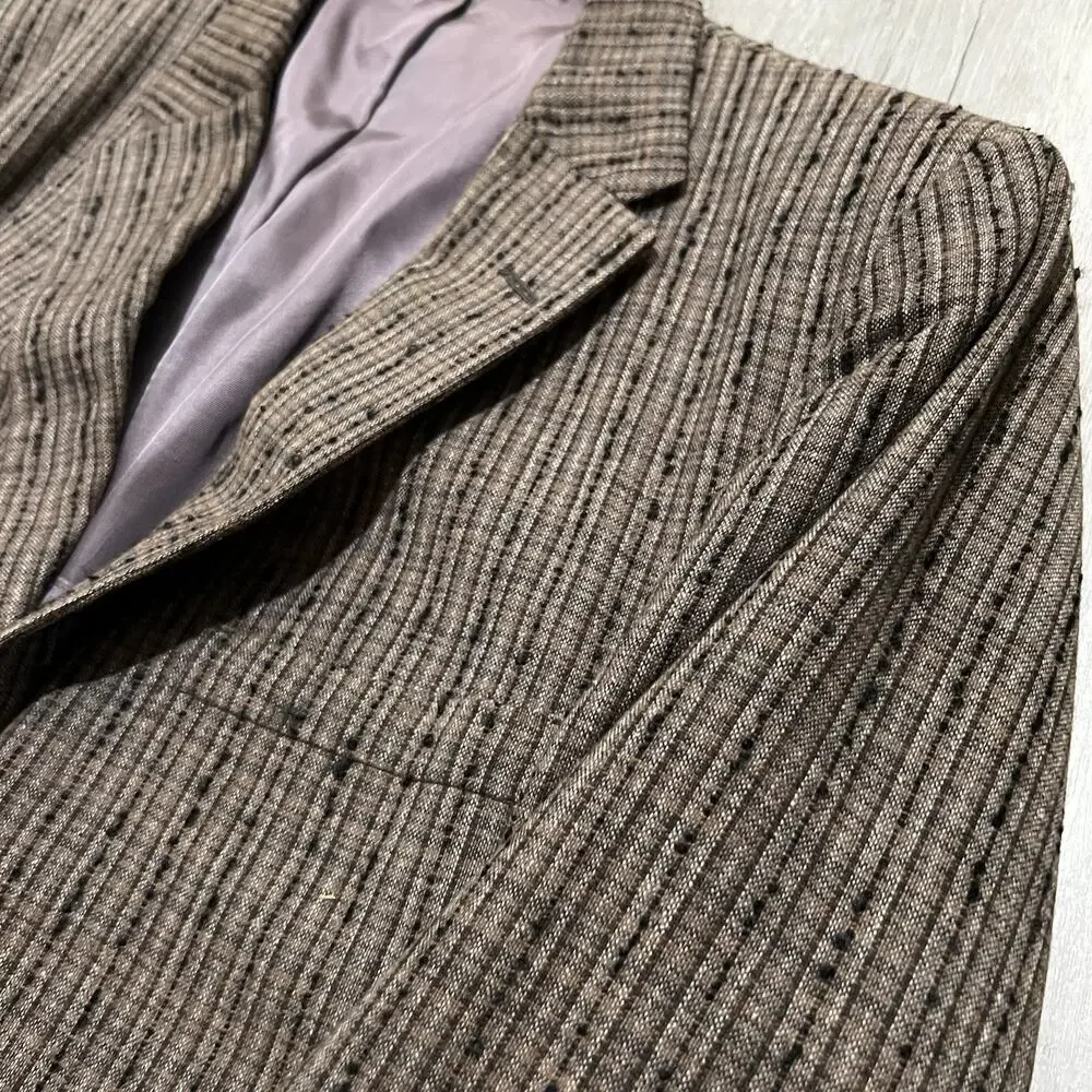 Vintage 70s/80s Style-Mart Flecked Blazer Sport Coat Jacket 3 Button Men's 44